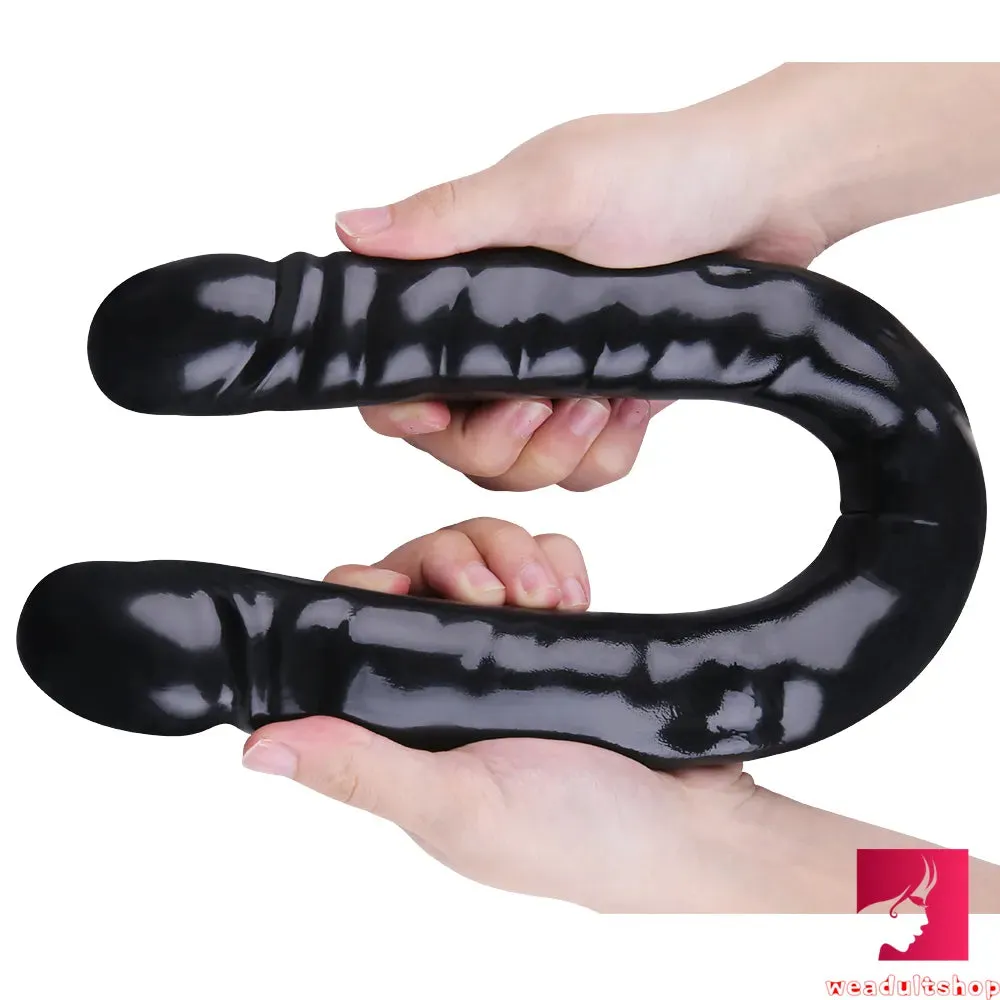 18.5in Dual Heads Real Skin Feeling Dildo For G Spot Massaging