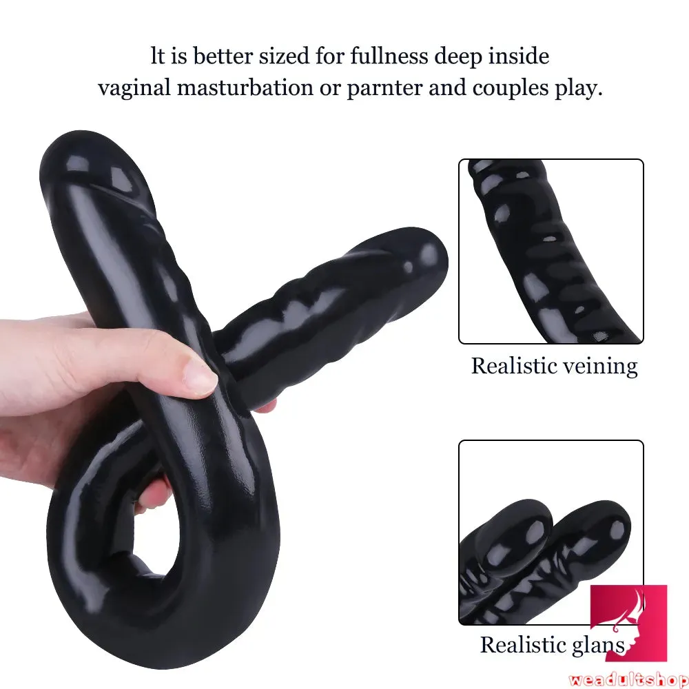 18.5in Dual Heads Real Skin Feeling Dildo For G Spot Massaging