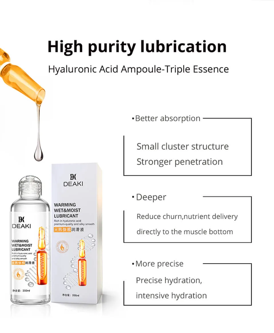 200ml Water Based Free-Clean Lubricant For Men Women Sex