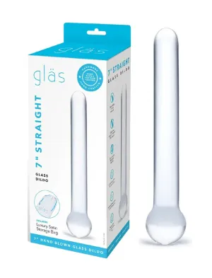 7 Straight Glass Dildo
