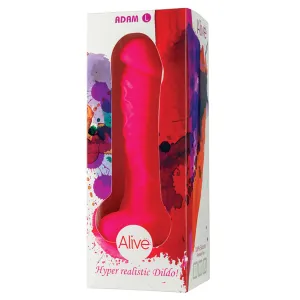 Alive Adam Hyper Realistic Dildo Large - Strong Pink