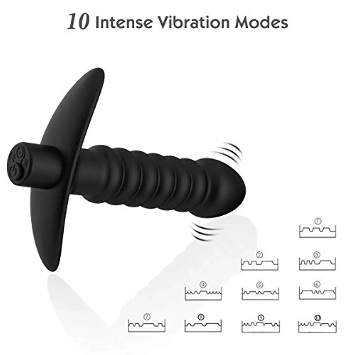 Anal Vibrator Stimulator Butt Plug Wand Massager