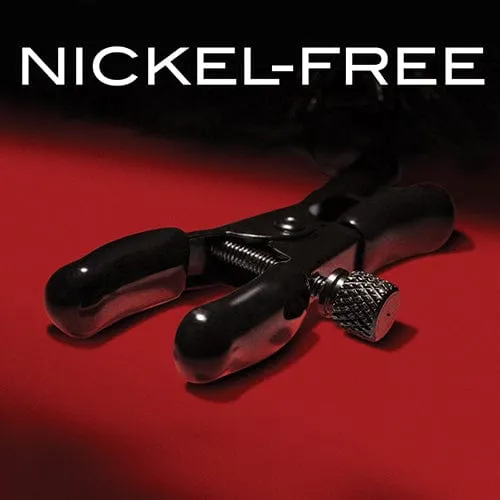 Blush Novelties - Noir Pom Adjustable Nipple Clamps (Black)