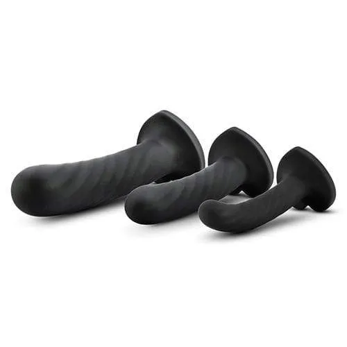 Blush Novelties - Temptasia Twist Kit Set of 3 Dildo (Black)