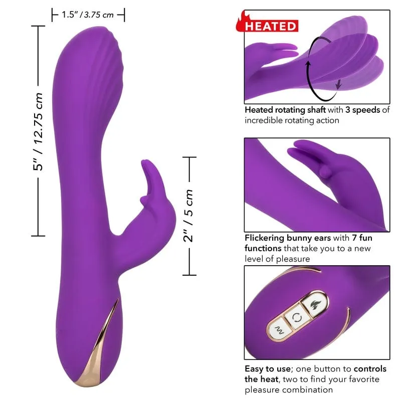 Calexotics Jack Rabbit Heated Silicone Rotating G Rabbit