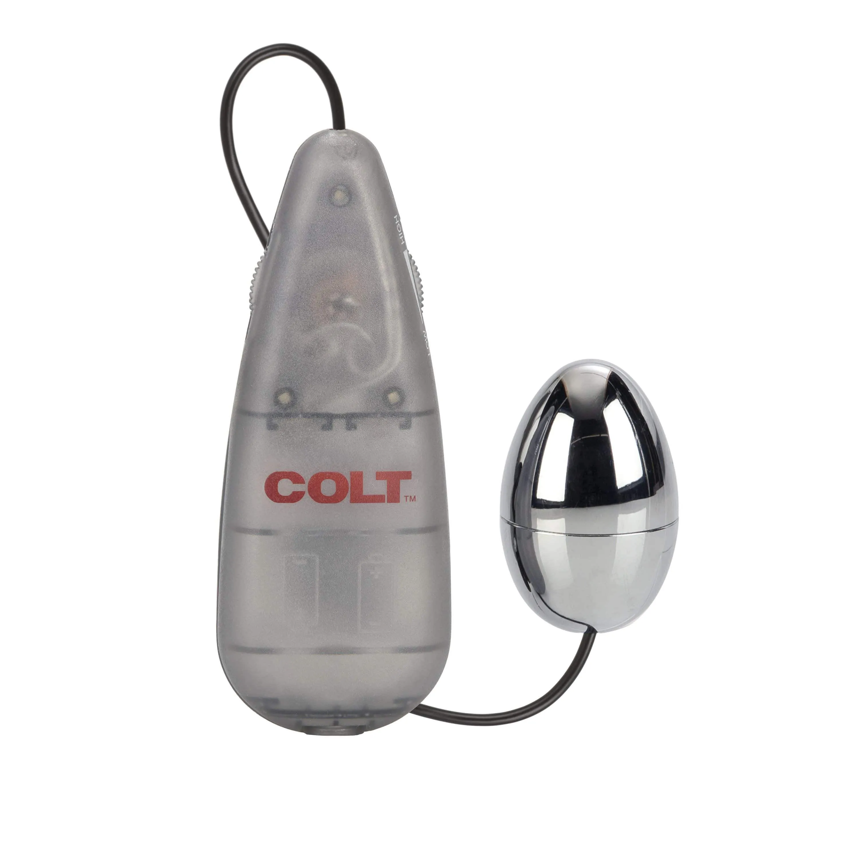 California Exotics - COLT Multi Speed Power Bullet Pak Universal Egg with Remote (Silver)