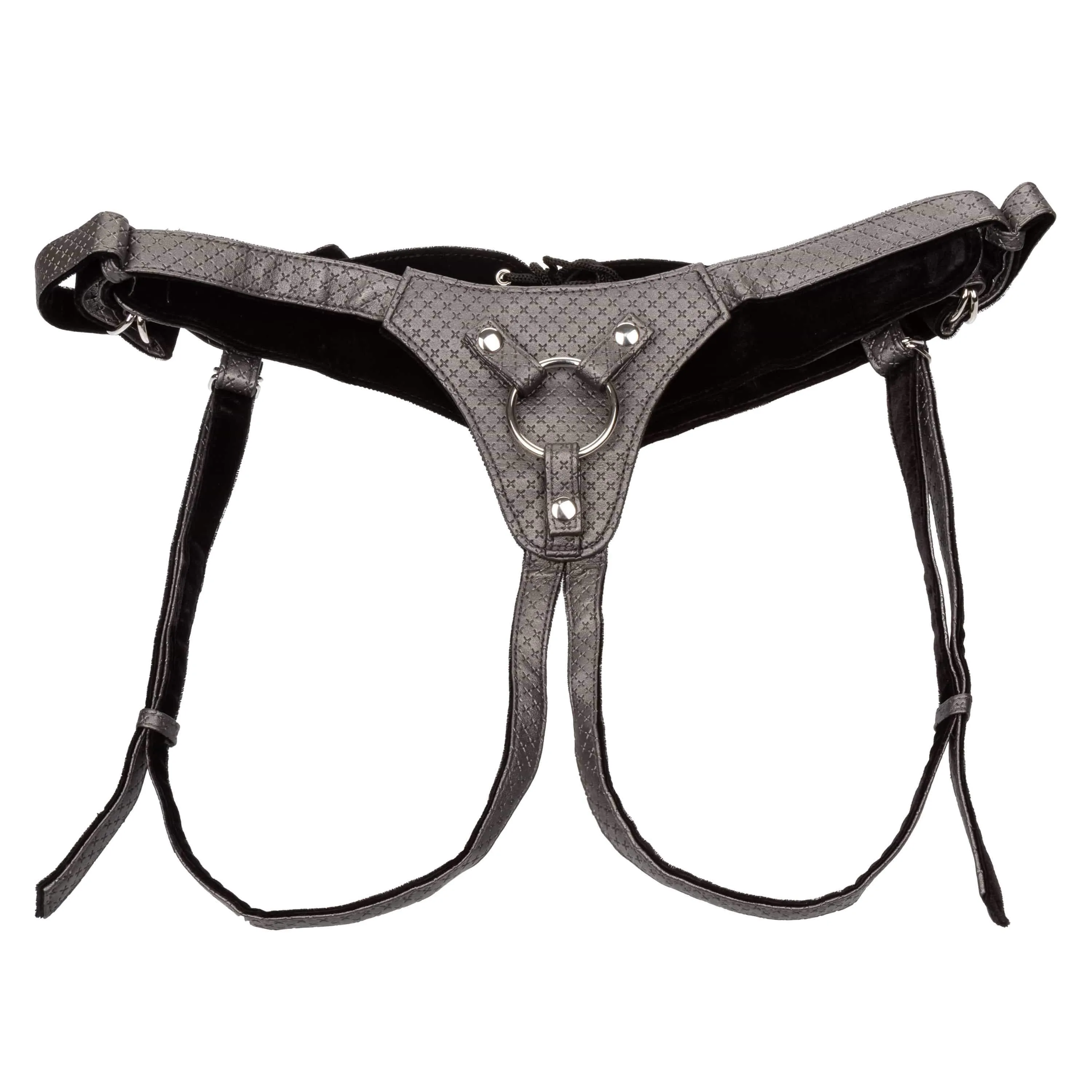 California Exotics - Her Royal Harness The Regal Queen Strap On (Black)