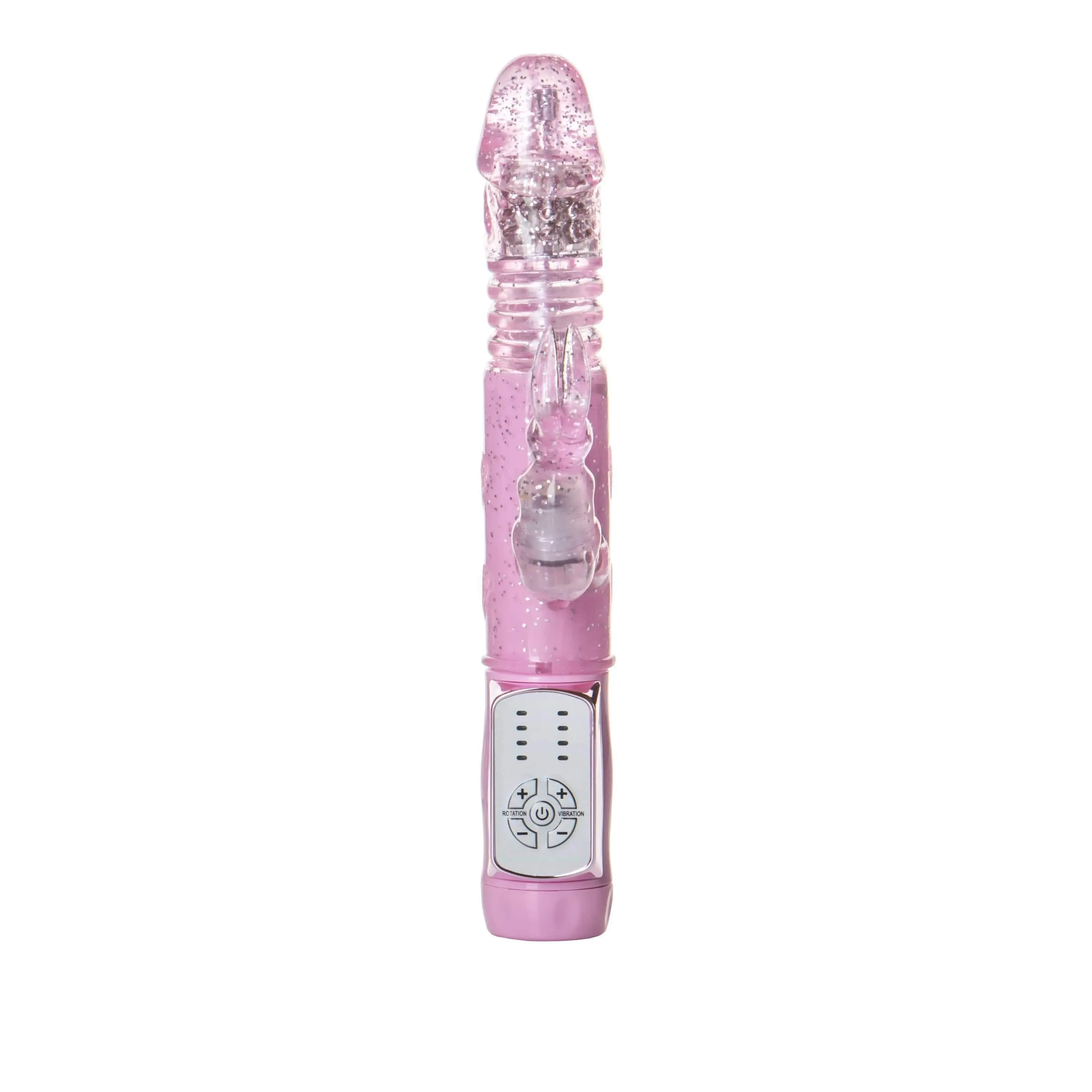 California Exotics - Jack Rabbit Petite Thrusting Jack Rabbit Vibrator (Pink)