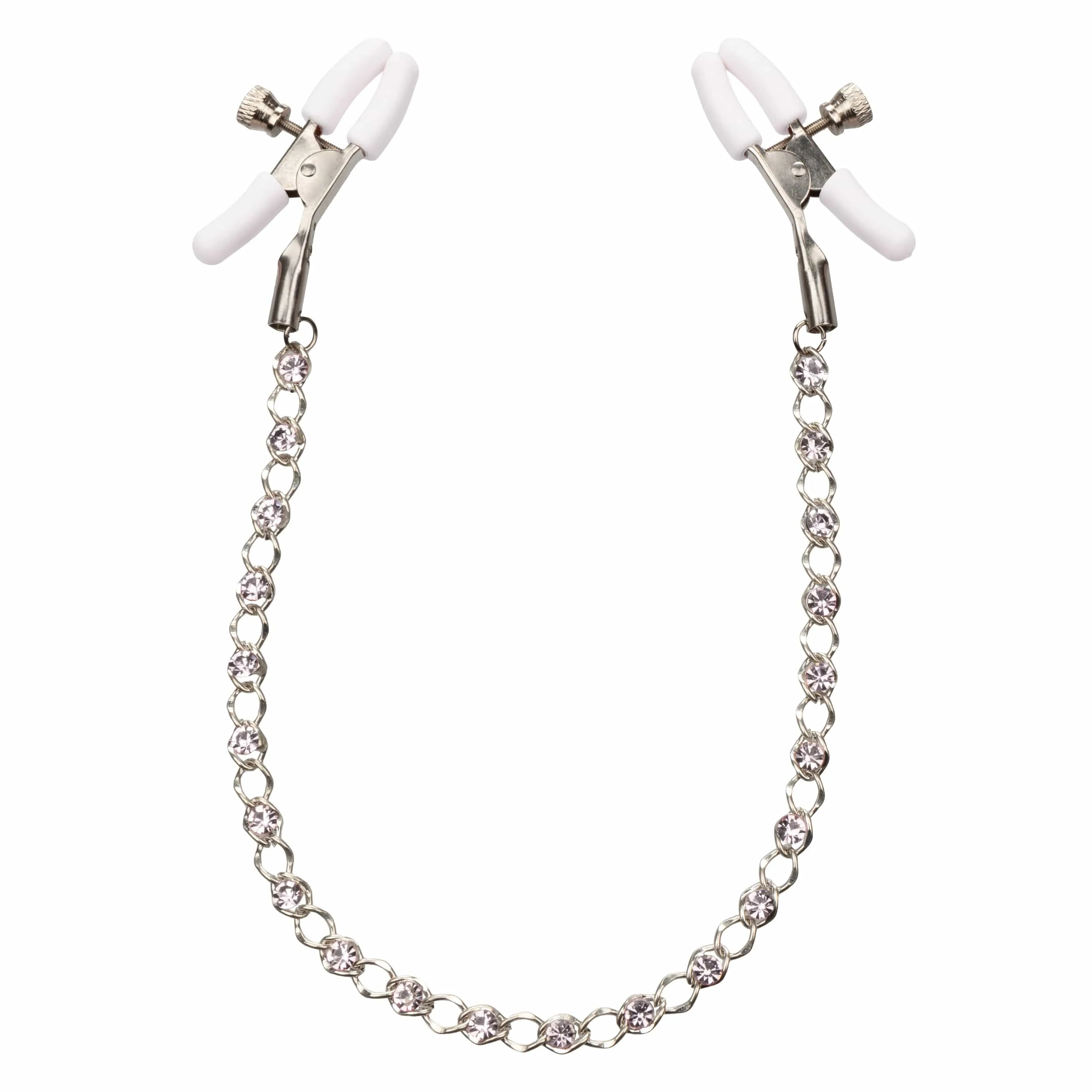 California Exotics - Nipple Play Crystal Chain Nipple Clamps