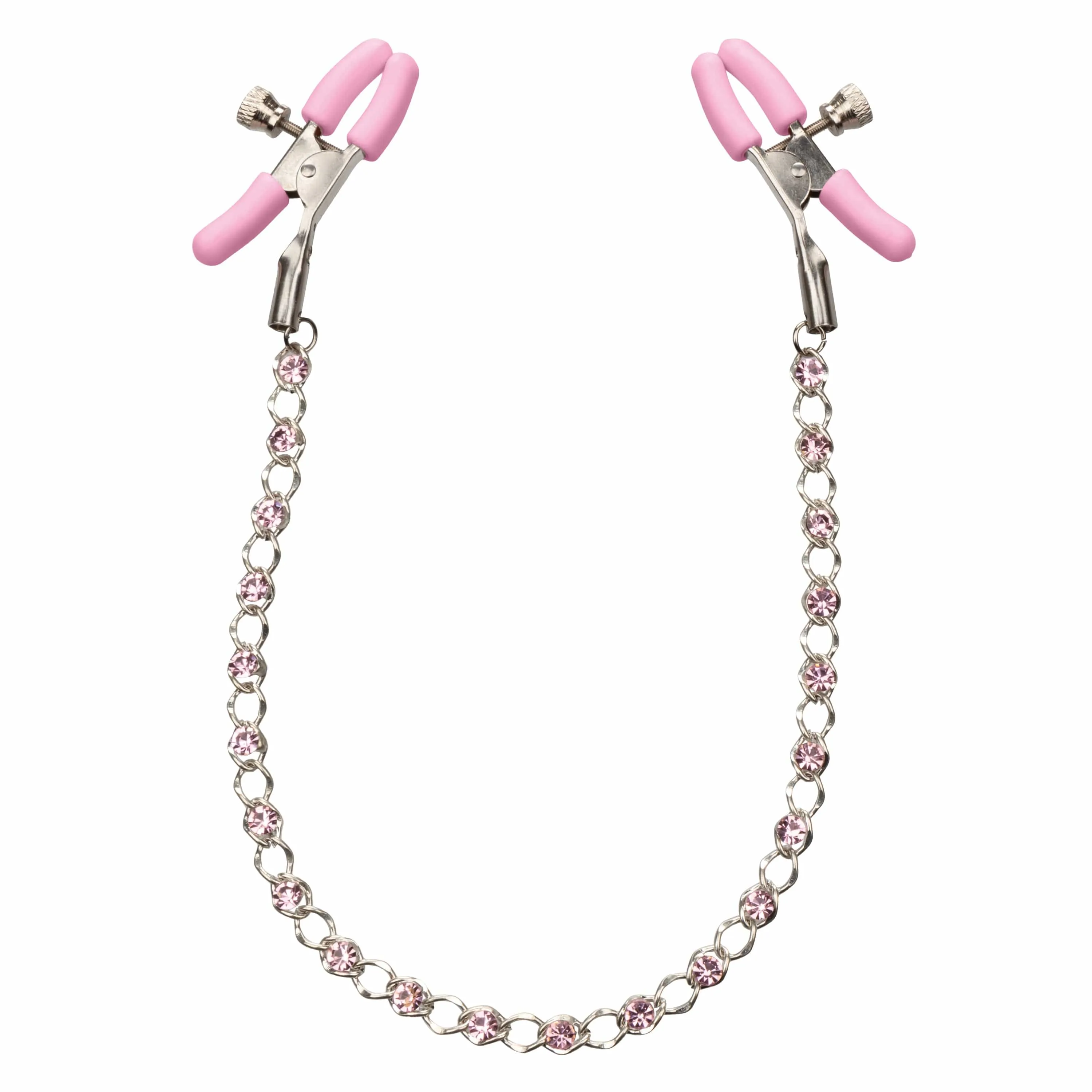 California Exotics - Nipple Play Crystal Chain Nipple Clamps