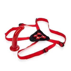 California Exotics - Red Rider Adjustable Strap On 7