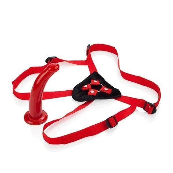 California Exotics - Red Rider Adjustable Strap On 7