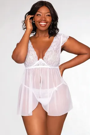 Cap Sleeve Babydoll Set