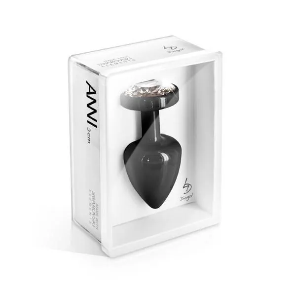 Diogol - Anni Butt Plug Round 25 mm (Black)