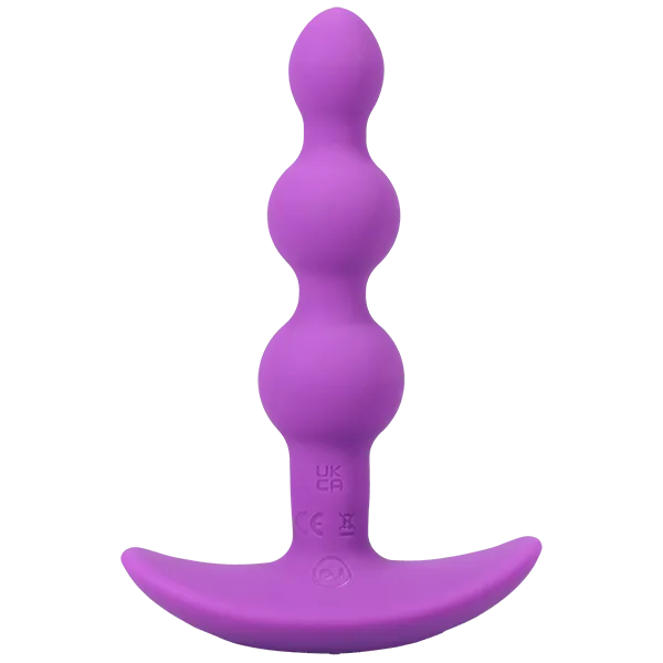 Doc Johnson A-Play Beaded Vibe Rechargeable Anal Plug with Remote