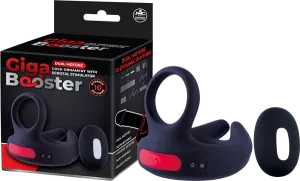 Dual Motor Cock Ornament with Scrotal Stimulator