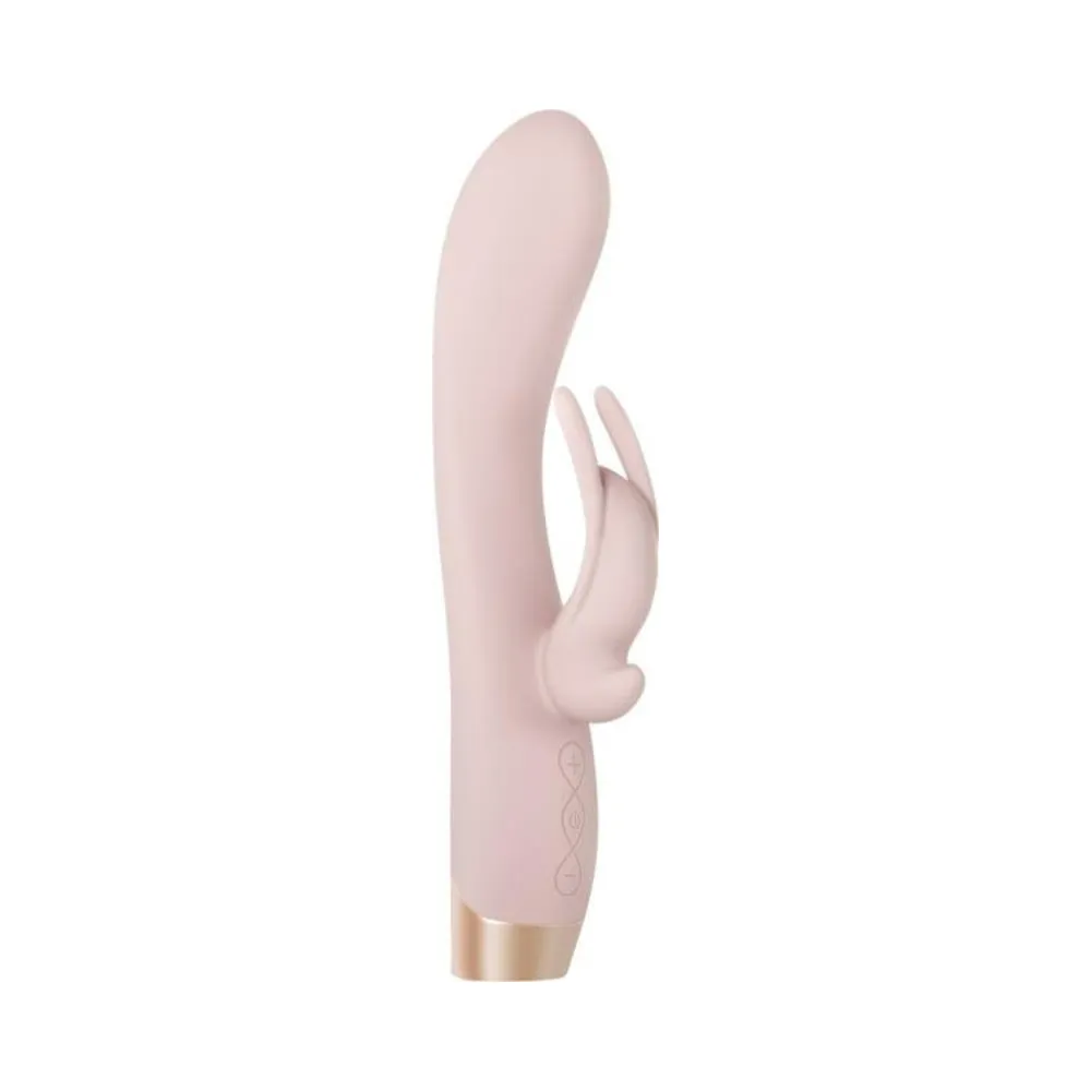 Evolved Golden Bunny Dual Motors 10 Function And Speeds Usb Rechargeable Cable Included Silicone Wat