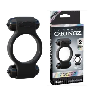 Fantasy C-Ringz Magic Touch Couples Ring - Black