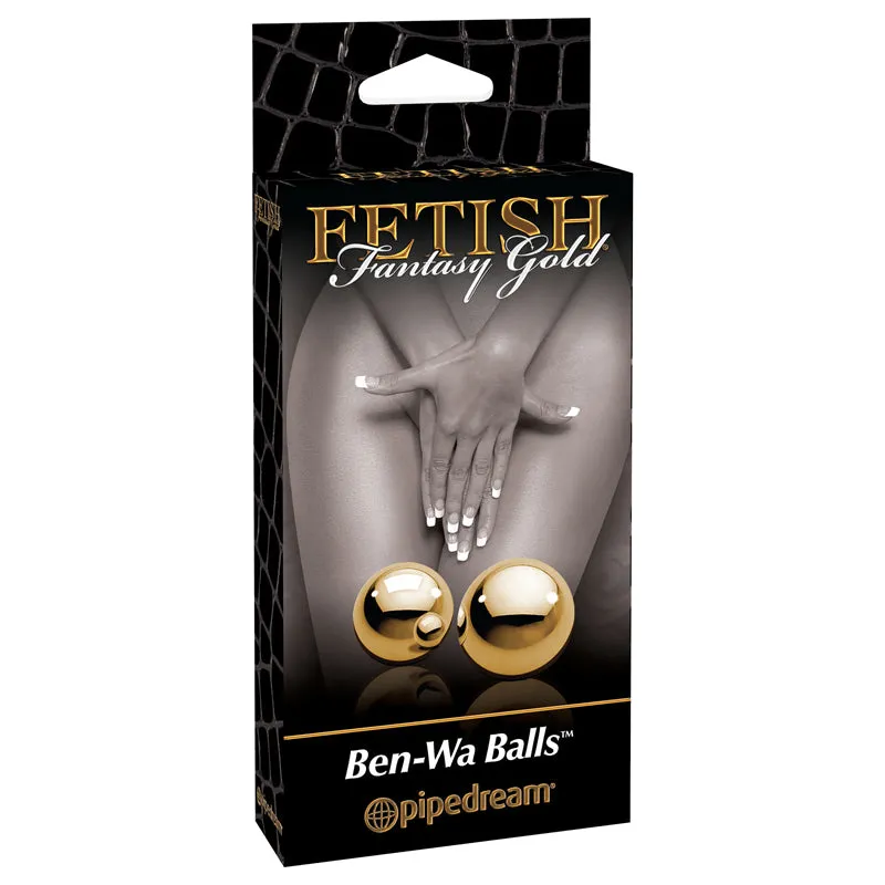Fetish Fantasy Gold Ben Wa Balls Gold