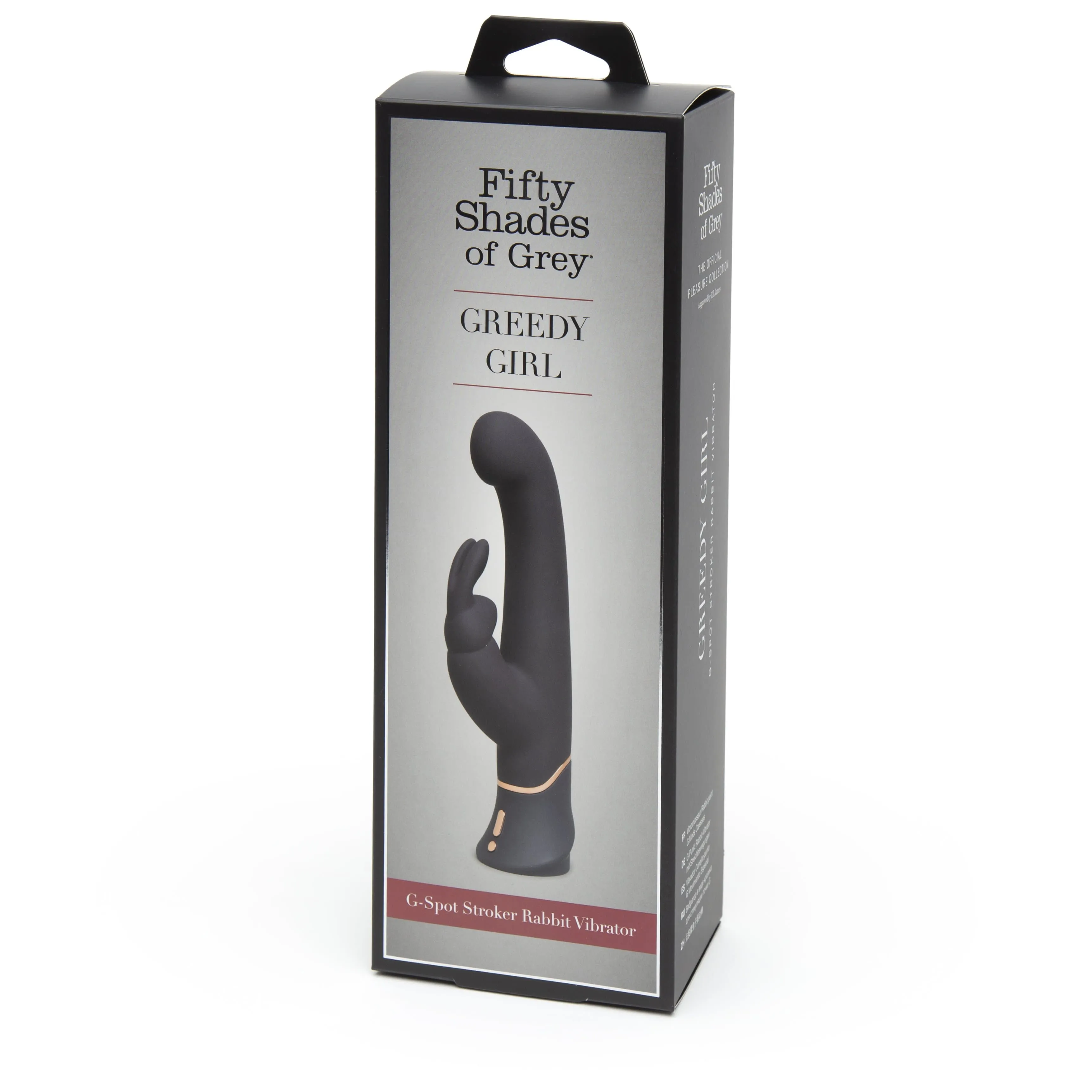 Fifty Shades of Grey - Greedy Girl G Spot Stroker Rabbit Vibrator (Black)