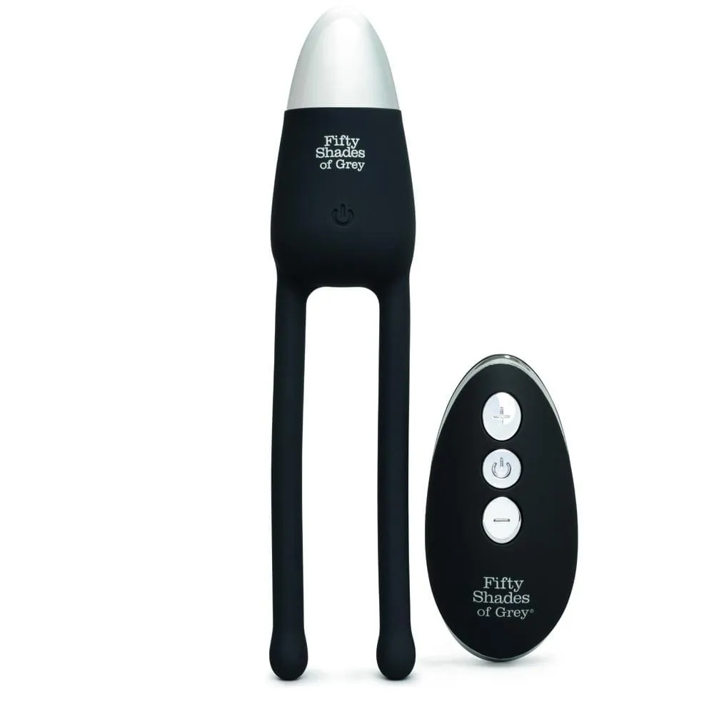 Fifty Shades of Grey - Relentless Vibrations Remote Control Couple's Vibrator (Black)