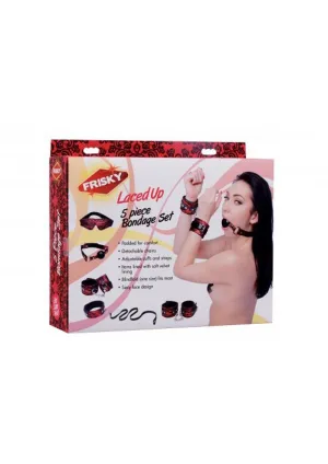 Frisky Laced Up Bondage Set 5pc
