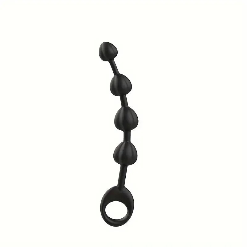 G-spot Crystal Four Pull Beads Anal Plug For Men Stimulating Anal Plug