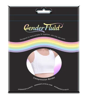 Gender Fluid Chest Compression Binder White Large