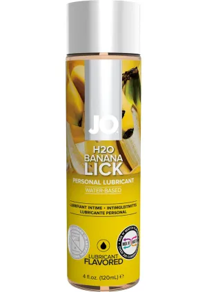 Jo H2o Flavor Lube Banana Lick 4oz