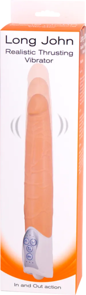 Long John Realistic Thrusting Vibrator