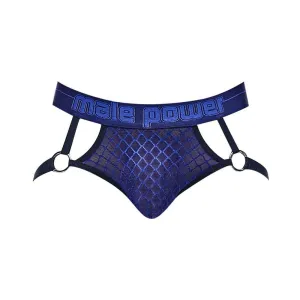 Mp Diamond Mesh Jock Ring Nav Sm