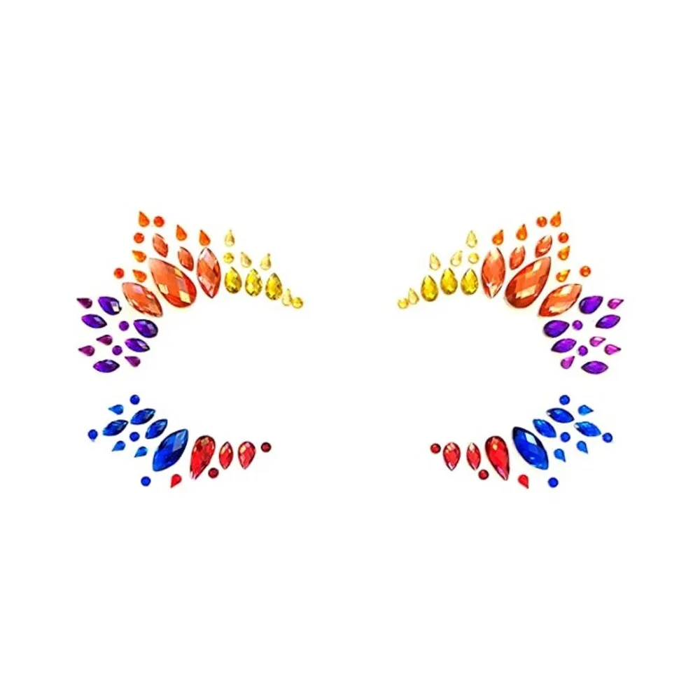 Neva Nude Crystal Pasty Pride Tribe Face