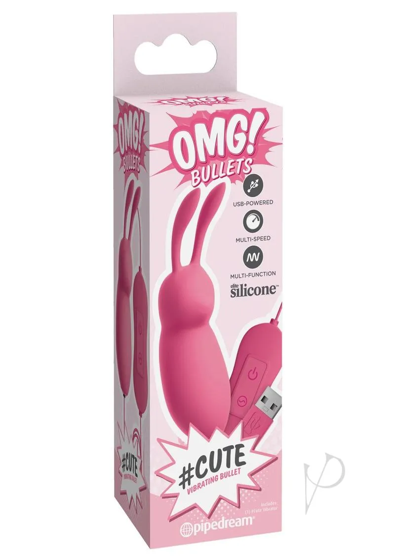 Omg Bullets Cute Vibrating Bullet Pink