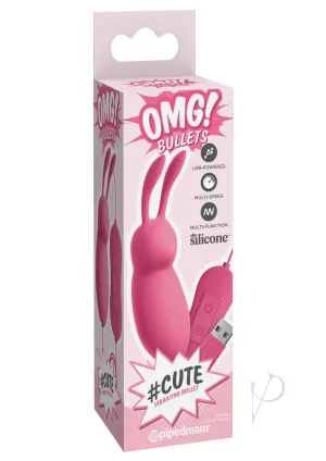 Omg Bullets Cute Vibrating Bullet Pink