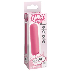 Omg! Bullets Play Rechargeable Vibrating Bullet. Pink