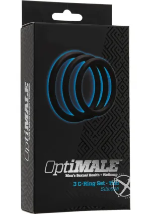 Optimale 3 C-ring Thin Set Black