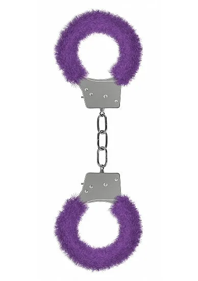 Ouch Beginner's Handcuffs Furry - Purple