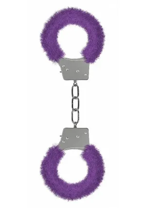 Ouch Beginner's Handcuffs Furry - Purple