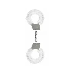 Ouch Beginner's Handcuffs Furry White