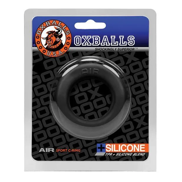 Oxballs - Air Sport Silicone Cock Ring (Black)