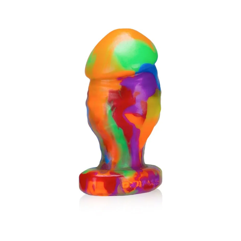 Oxballs Honcho-2. Buttplug. Medium. Rainbow