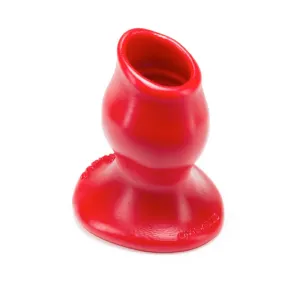 OxBalls Pighole-2. Hollow Plug. Medium. Red