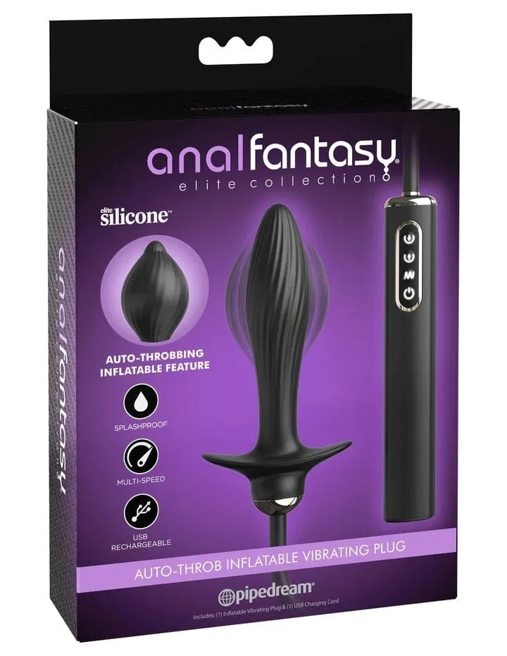 Pipedream Products Anal Fantasy Auto-Throb Inflatable Vibrating Plug