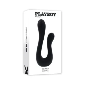 Playboy The Swan Rechargeable Dual Shaft Vibe Silicone 2 Am