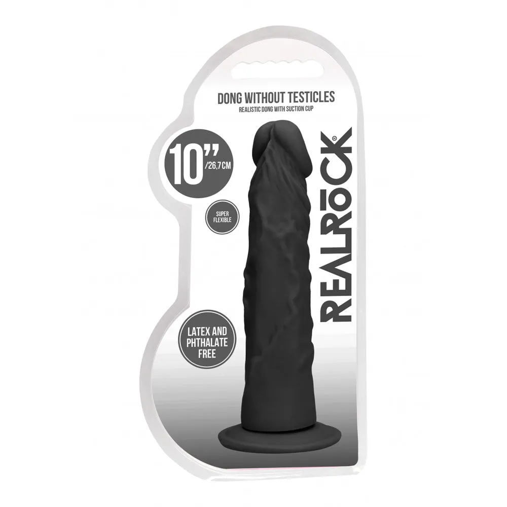 Realrock Dong Without Testicles 10&quot; Black