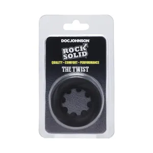 Rock Solid The Twist Silicone C-Ring Black