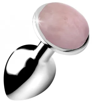 Rose Quartz Anal Plug - Small