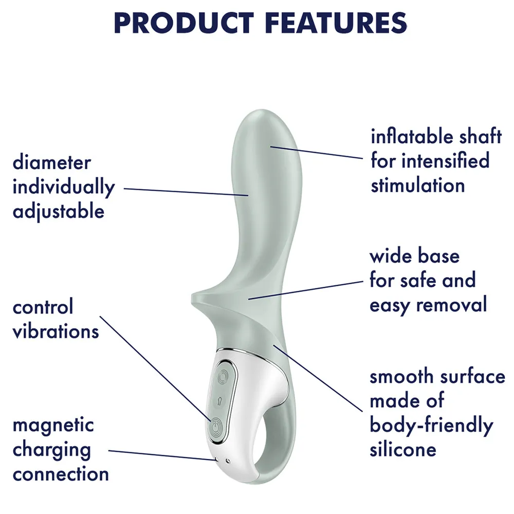 Satisfyer Air Pump Booty 3 Inflatable Anal Vibrator USB Butt Prostate Massager