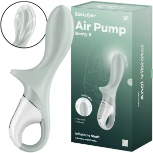 Satisfyer Air Pump Booty 3 Inflatable Anal Vibrator USB Butt Prostate Massager