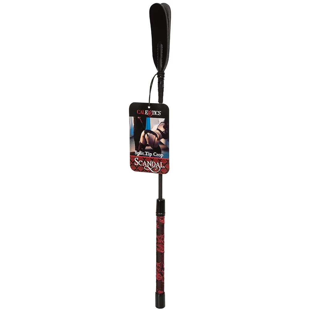 Scandal Split Tip Crop Whip BDSM Spanker Bondage Paddle Flogger